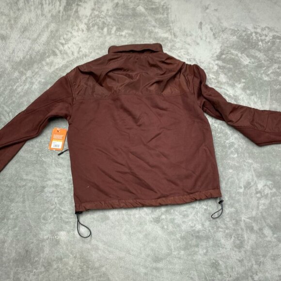 Bass Outdoor Convertible Hoodie Rum Raisin S NWT 6305 - Picture 2 of 8